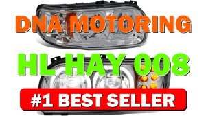 DNA MOTORING HL-HAY-008-CH Pair of LED Lighting Chrome Housing Headlights Compatible wi - B098QPNQCR
