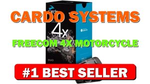 Cardo Systems FREECOM 4X Motorcycle 4-Way Helmet Bluetooth Communication System Headset - B09MQ6NBZH