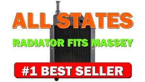 All States Radiator fits Massey Ferguson 1105 1135 529684M91 529684V91 fits Landini - B0BK396M4B