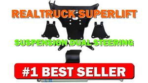 RealTruck SUPERLIFT SUSPENSION Dual Steering Stabilizer Kit for Ford F-250/F-350 Bilste - B0BQ4Y2L1C