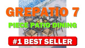 Grepatio 7 Piece Patio Dining Set Outdoor Dining Set Cast Aluminum Furniture - B0BZCW4WNZ