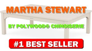 Martha Stewart by POLYWOOD® Chinoiserie Coffee Table in Sand - B0C2V1ZYRD