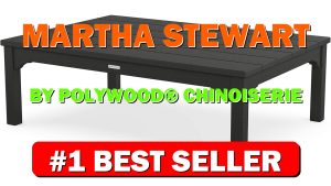 Martha Stewart by POLYWOOD® Chinoiserie Coffee Table in Black - B0C2V5G1GC