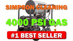 Simpson Cleaning 4000 PSI Gas Pressure Washer, 4.0 GPM Power Washer for - B0C43VMP83