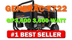 Generac 7722 GP3600 3,600-Watt Portable Generator with COSENSE® Technology ,Orange/Blac - B0CDMCK21T