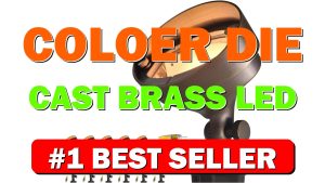 COLOER Die-cast Brass LED Landscape Flood Lights Outdoor 12-Pack with G4 Bulb, - B0CKXB8RF3