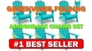 GREENVINES Folding-Adirondack-Chairs-Set-of-6 HDPE Plastic Fire Pit Chair All Weather - B0CPY45KTB