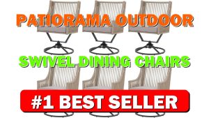 Patiorama Outdoor Swivel Dining Chairs Set of 6, Patio Wicker Dining Chairs, - B0CRKGKTHQ