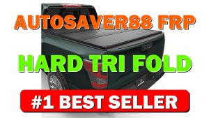 AUTOSAVER88 FRP Hard Tri-fold Truck Bed Tonneau Cover Compatible with Nissan Frontier - B0D1XGP3HP