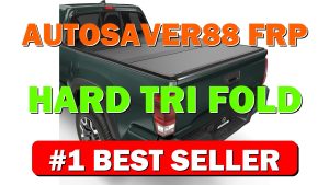 AUTOSAVER88 FRP Hard Tri-fold Truck Bed Tonneau Cover Compatible with Toyota Tacoma - B0D1XNDPX7