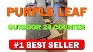 PURPLE LEAF Outdoor 24" Counter Height Bar Stools Chair Set of 4, - B0D46ZZ37P