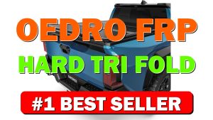 OEDRO FRP Hard Tri-fold Tonneau Cover Fold Truck Bed Covers Compatible with - B0D474NXL9