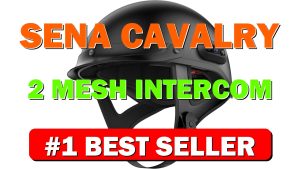 Sena Cavalry 2 Mesh Intercom Enabled Motorcycle Half Helmet, Integrated Communication S - B0DJ3T1S6C