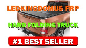 LEDKINGDOMUS FRP Hard Folding Truck Bed Tonneau Cover Fits for Dodge Ram - B0DK3626BB