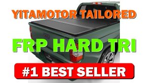 YITAMOTOR Tailored FRP Hard Tri-Fold Truck Bed Tonneau Cover Fits for Toyota - B0DMW2XZJK