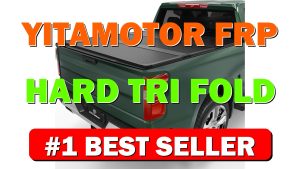 YITAMOTOR FRP Hard Tri-fold Truck Bed Tonneau Cover Fits for Chevy Silverado/GMC - B0DPH49CK8