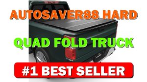 AUTOSAVER88 Hard Quad Fold Truck Bed Tonneau Cover Fit for Chevy Silverado/GMC - B0F6TKJ8ZM