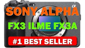 Sony Alpha FX3 ILME-FX3A Full-Frame Cinema Line Camera, Gray, Black - B0F7RXXGH1