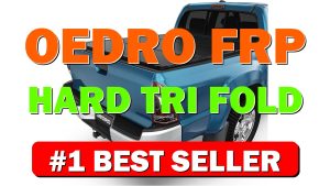 OEDRO FRP Hard Tri-fold Tonneau Cover Fold Truck Bed Covers Fits for - B0FJMGX3XM