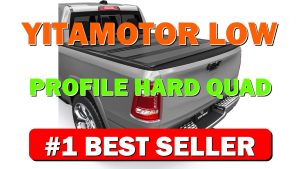 YITAMOTOR Low-Profile Hard Quad-Fold Truck Bed Tonneau Cover Compatible with Dodge Ram - B0FPLXDMXR