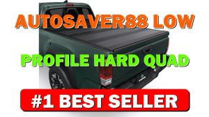 AUTOSAVER88 Low-Profile Hard Quad Fold Truck Bed Tonneau Cover Fit for Toyota - B0FX2Q4RBY