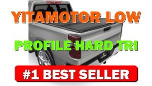 YITAMOTOR Low-Profile Hard Tri-Fold Truck Bed Tonneau Cover Compatible with 2019-2026 C - B0G1SZ9DMZ