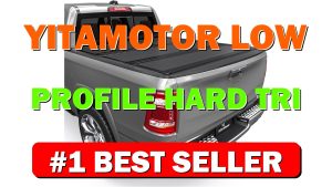 YITAMOTOR Low-Profile Hard Tri-Fold Truck Bed Tonneau Cover Compatible with Dodge Ram - B0G1T9CWJH
