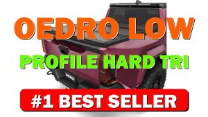 OEDRO Low-Profile Hard Tri-Fold Tonneau Cover Compatible with Toyota Tacoma 2024 2025 - B0G2LHYYTY