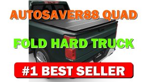 AUTOSAVER88 Quad Fold Hard Truck Bed Tonneau Cover Fit for Chevy Silverado/GMC - B0GT81T22Y