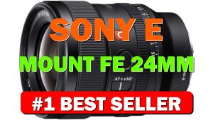 Sony E-mount FE 24mm F1.4 GM Full Frame Wide-angle Prime Lens (SEL24F14GM), - B07HJXVHSS