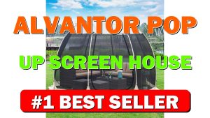 Alvantor Pop Up Screen House Tent, Instant Outdoor Gazebo with Mosquito Netting - B07VJMGJM1