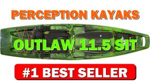 Perception Kayaks Outlaw 11.5 Sit on Top Fishing Kayak Fold - B07YFFG5HN