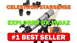 Celestron StarSense Explorer DX 102AZ App-Enabled Telescope – 102mm Refractor with Smar - B083JP3QYJ