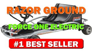 Razor Ground Force One Electric Go-Kart for Ages 8+, Up to - B08FBQN48M