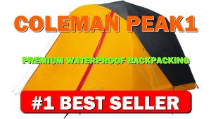 Coleman PEAK1 Premium Waterproof Backpacking Tent with Rainfly & Footprint, Lightweight - B09HN1254F