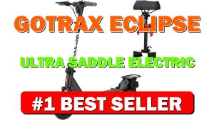 Gotrax ECLIPSE ULTRA Saddle Electric Scooter for Adults, Max 38 Mile 20Mph - B0C1SWJ5NF
