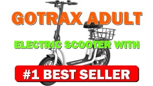 Gotrax Adult Electric Scooter with Seat, Max 19-25miles Range, 15.5-20mph Power by - B0C8CZNZ9Q