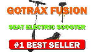 Gotrax Fusion Seat Electric Scooter for Adults, 8.5" Solid Tire Max 14 - B0CDLBJ5DH