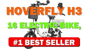 Hoverfly H3 16" Electric Bike, Max 28Miles Range(Pedal-Assist) & Speed 15.5 Mph - B0D1YBX7DZ