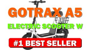 Gotrax A5 Electric Scooter w/Seat for Adults, 12" Pneumatic Tire, Max 15.5 - B0D5YC414D
