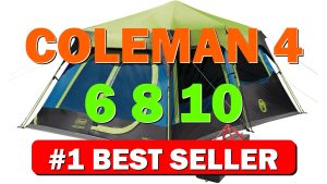 Coleman 4/6/8/10 Person Instant Camping Tent with 1-Minute Setup, Large Family Tent - B0D7QHX9V7