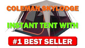 Coleman Skylodge Instant Tent with Rainfly, Family Tent Sets Up in a - B0D7QK3HF3