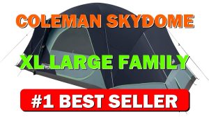 Coleman Skydome XL Large Family Tent with 5 Minute Setup, Weatherproof Tent - B0D96KVD1F