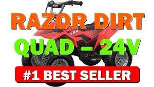 Razor Dirt Quad – 24V Electric 4-Wheeler Ride-On for Kids 8+, Twist-Grip - B0DK82S31H