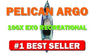 Pelican Argo 100X EXO Recreational Sit in Kayak Lightweight Patented - B0DZFR2Z3J