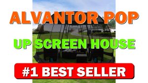 Alvantor Pop Up Screen House Tent, Instant Outdoor Gazebo with Mosquito Netting - B0F8381MBB
