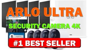 Arlo Ultra Security Camera 4K HDR (3rd Gen, 2025 Release), SmartHub, 4 - B0FLND5Q1R