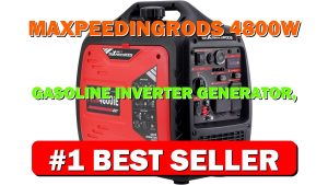 maXpeedingrods 4800W Gasoline Inverter Generator, Electric Start and Remote Start, Gas - B0DTPGMS3H